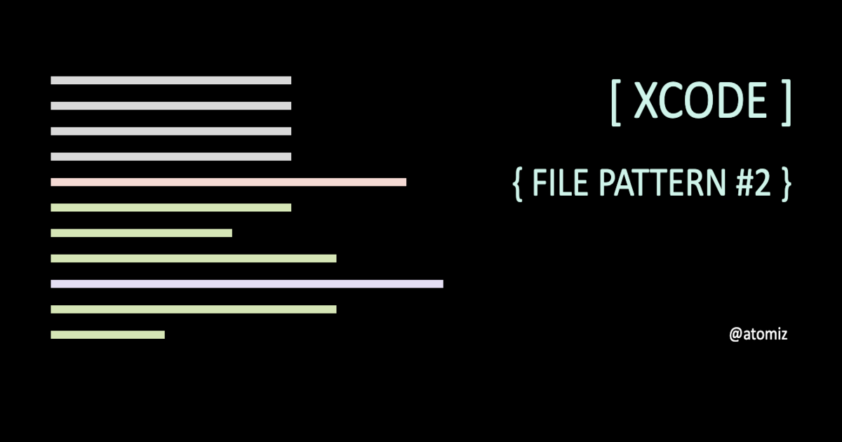 [Xcode] การทำ File pattern สำหรับการใช้ในโปรเจคและองค์กรบน Xcode Part 2 ...