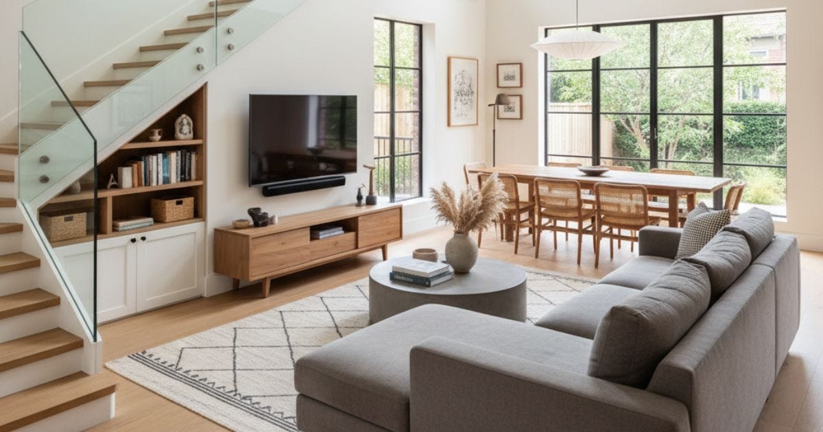Best Ways to Organize Furniture in a Duplex House Interior