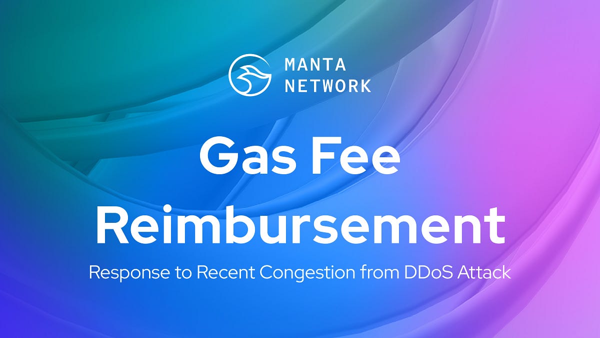 Gas Fee Reimbursement from Recent DDoS Attack