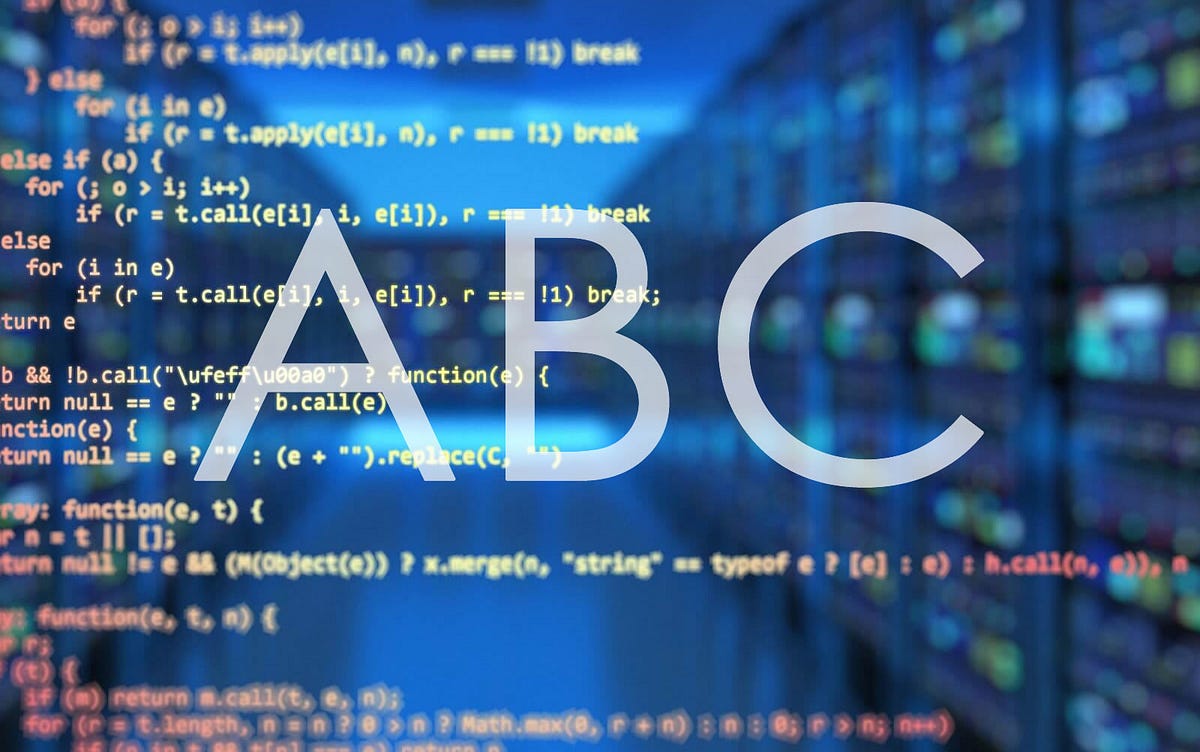 Programming Language: ABC. Although we may not be aware of it… | by ...