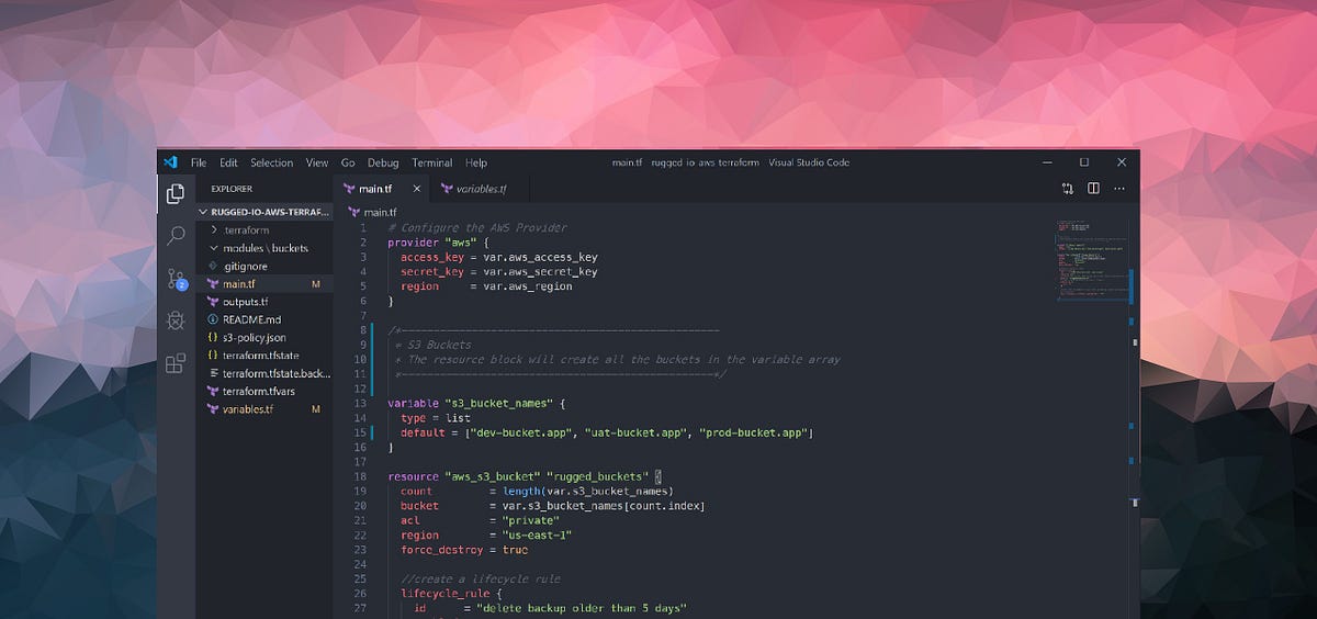 Terraform tips How to create multiple AWS s3 buckets with a single