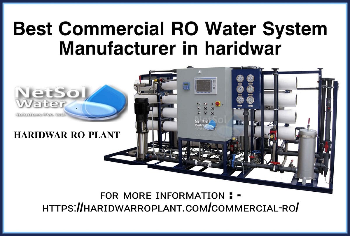Best Commercial RO water system manufacturer’s haridwar
