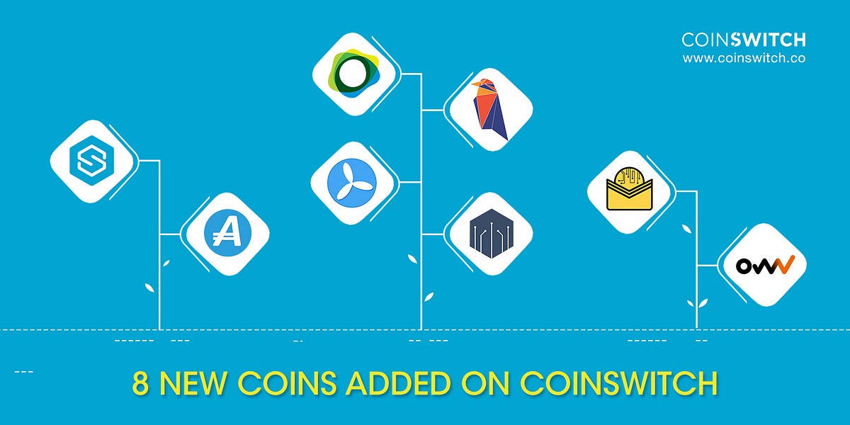 8 New Digital Assets Added On CoinSwitch by CoinSwitch CoinSwitch