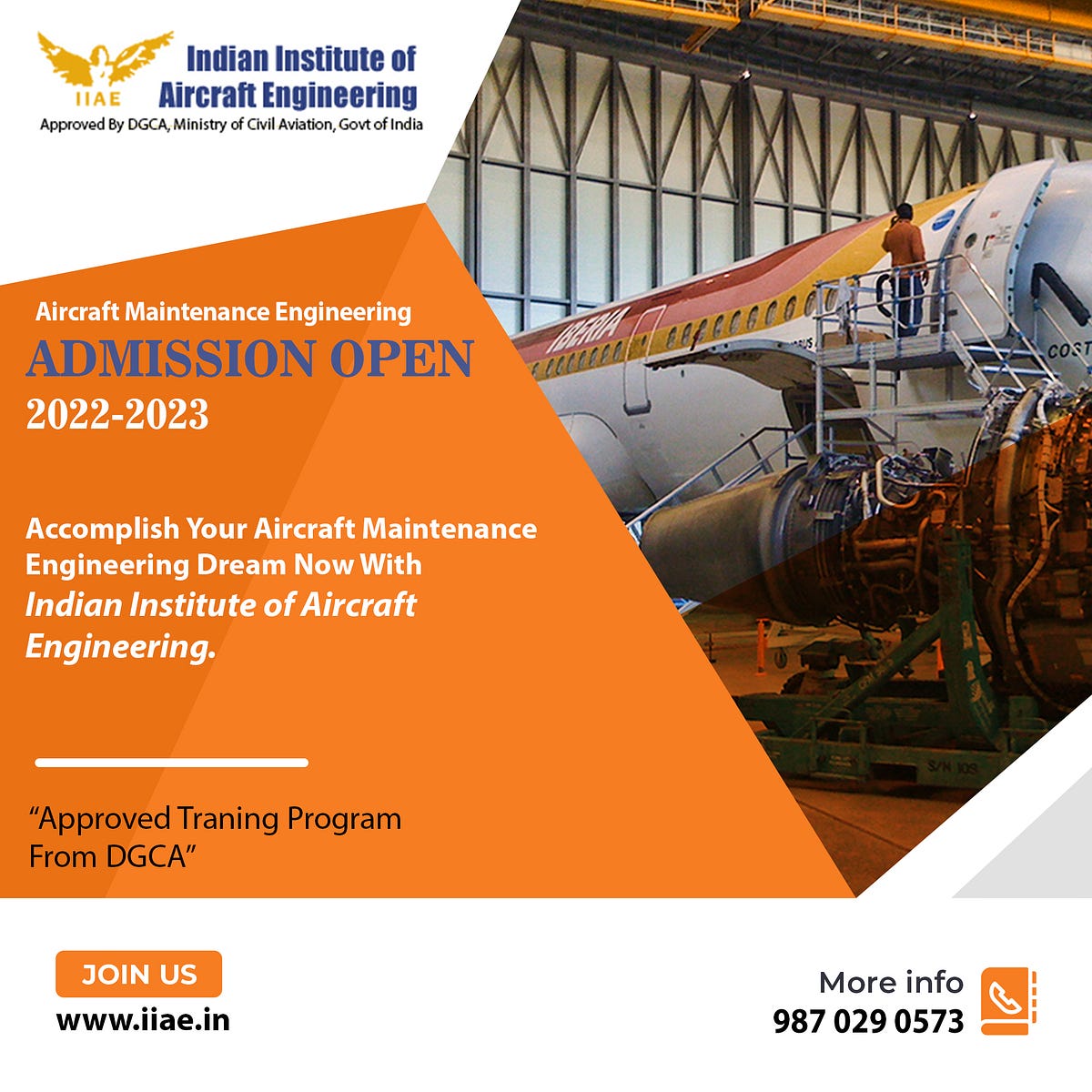 Aircraft Maintenance Engineering Institute - Iiae delhi - Medium