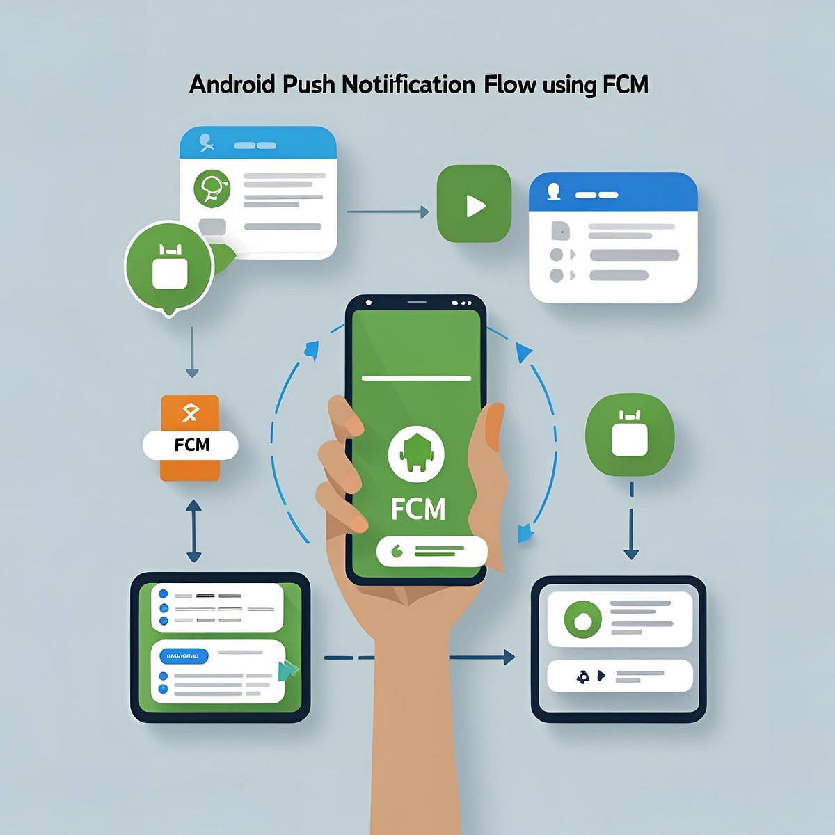 Android Push Notification Flow using FCM | by Abhinay | Stackademic