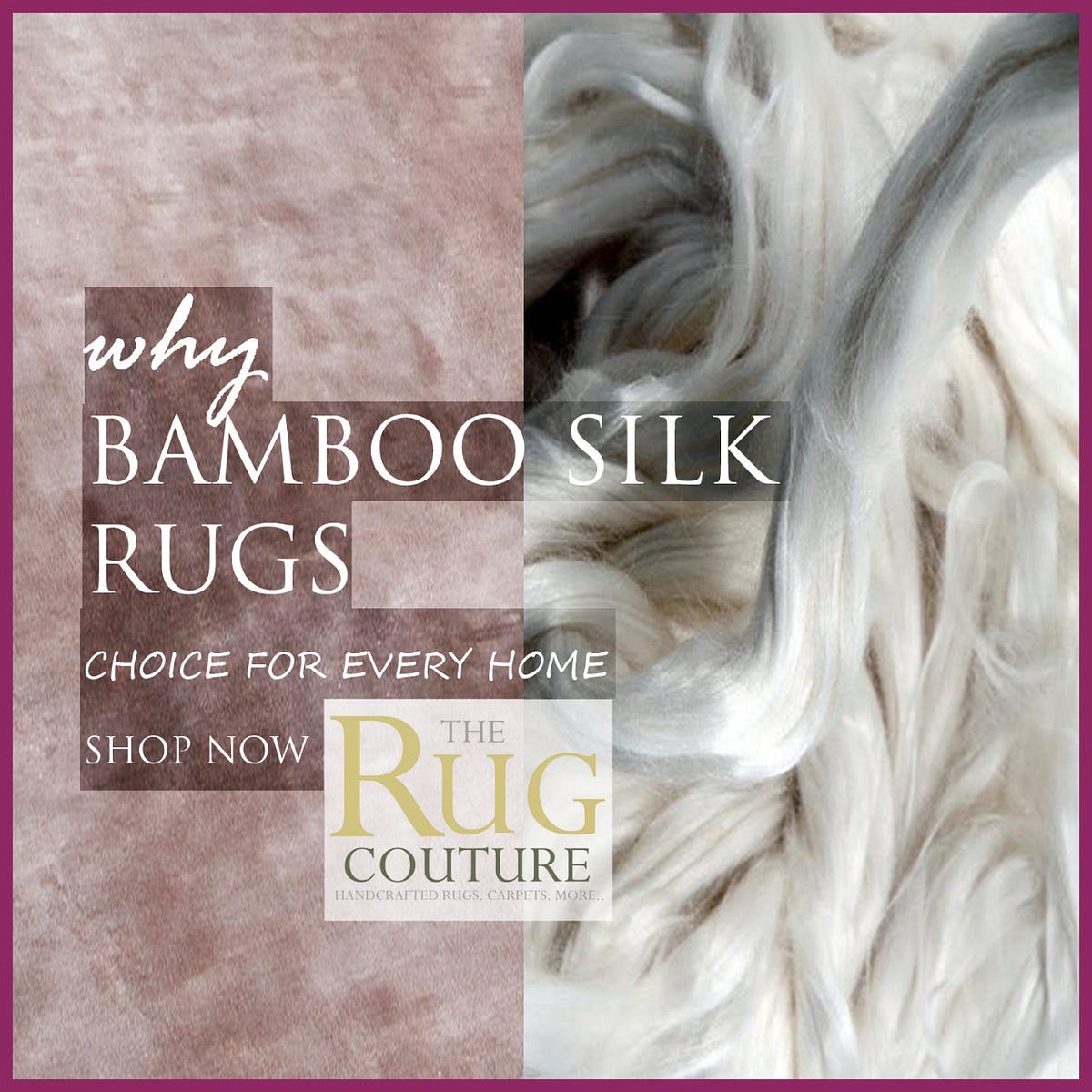 DESIGNER BAMBOO SILK RUG. Pros and Cons of Bamboo Silk Rugs by rug