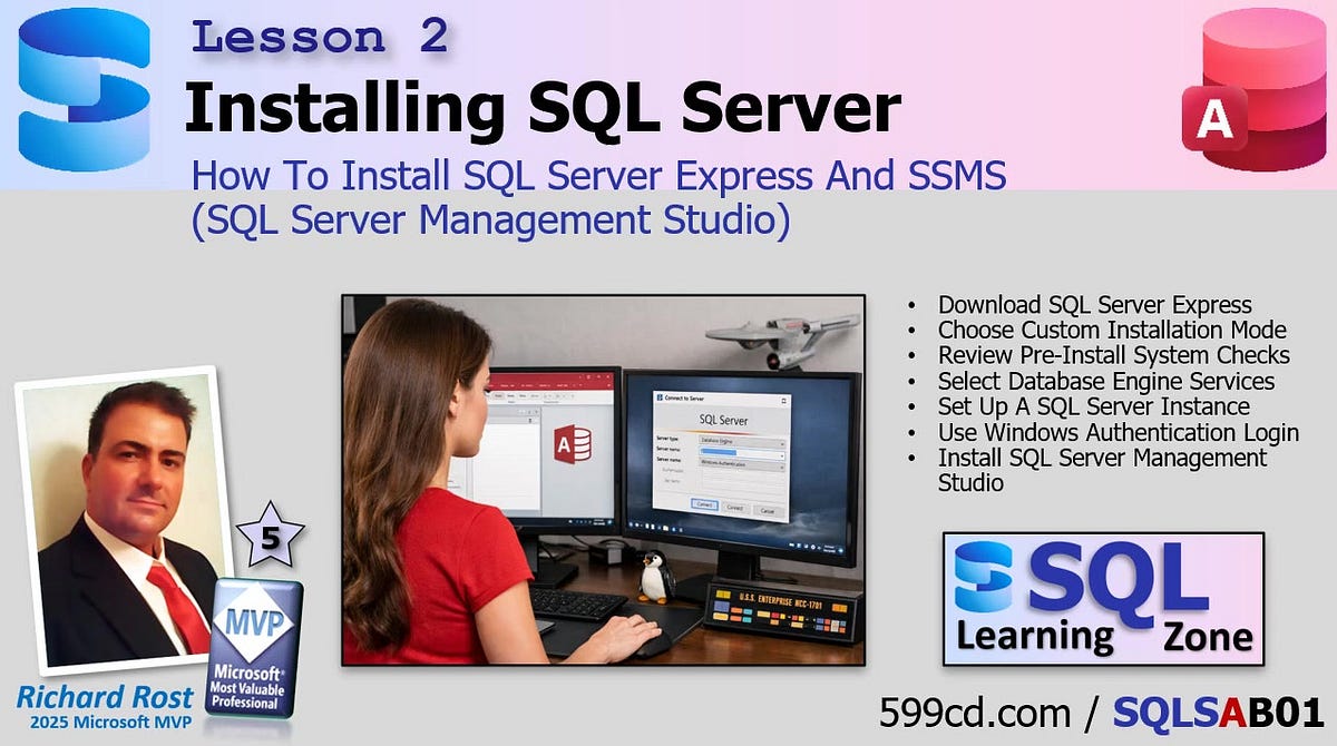 Install SQL Server Express + SSMS (Step-by-Step) for Microsoft Access ...