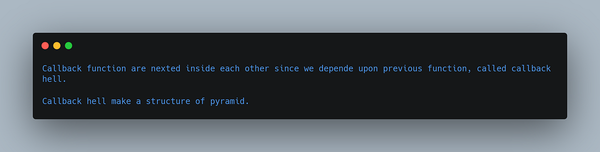 What is Callback Hell?. The above code is an example of… | by Avinash ...