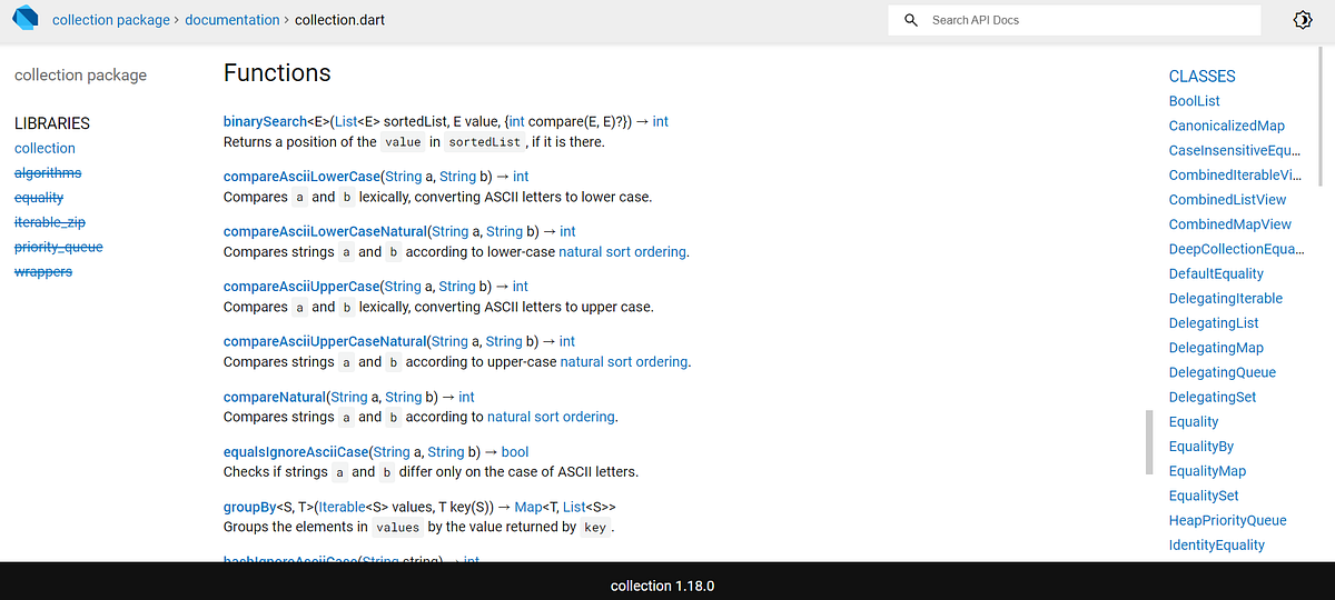 [Flutter] Collection Package 정리 3부. Functions편 | by Sunlution | Medium
