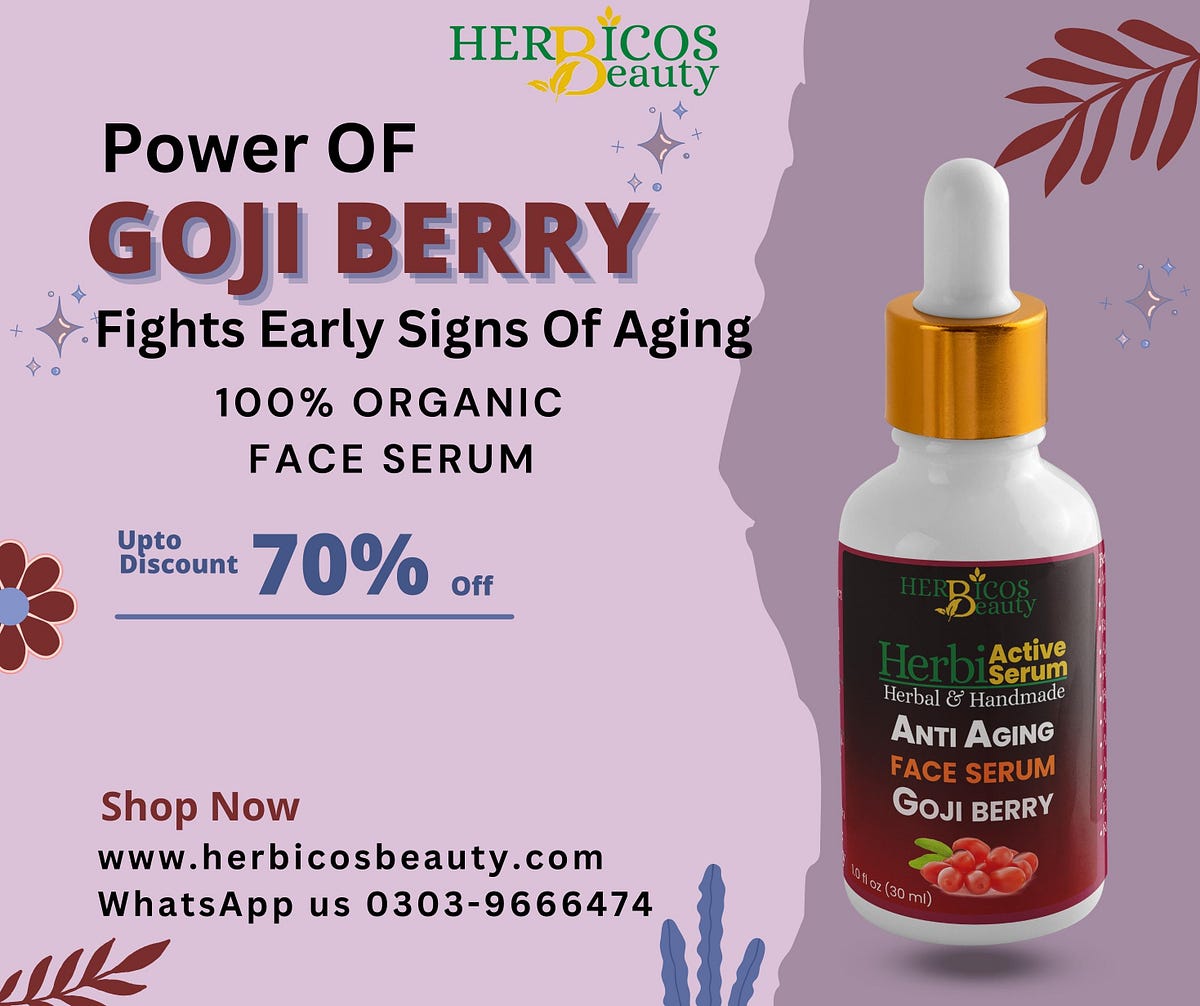 Unveiling the Power of Goji Berry Serum in AntiAging Treatment by Dr