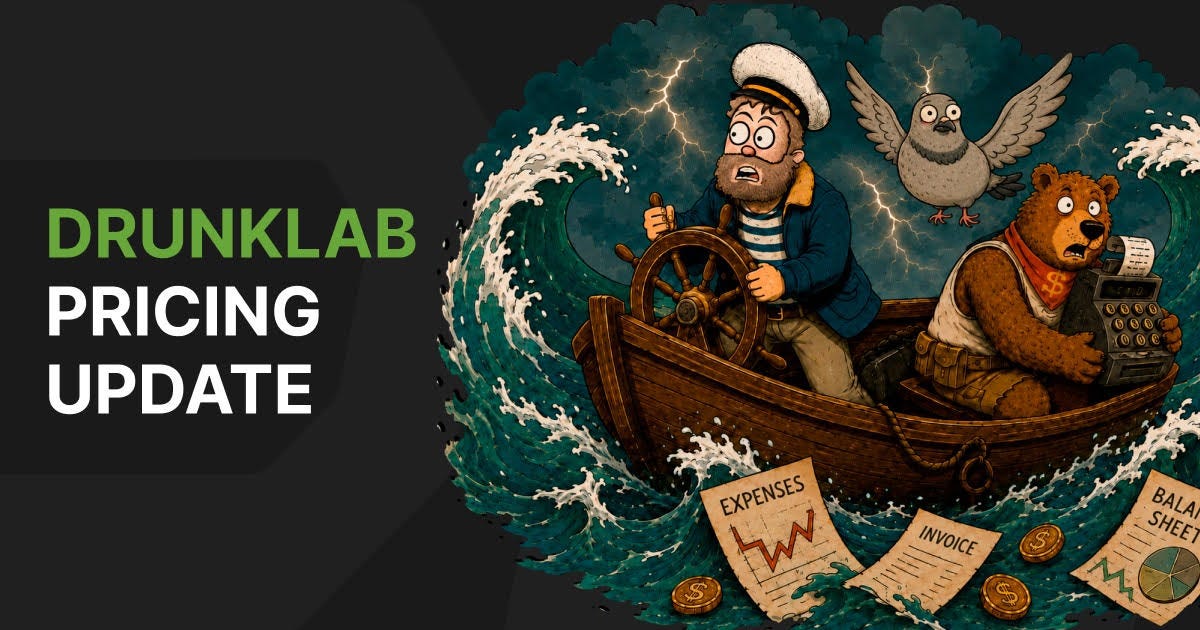 DrunkLab Service Prices Update