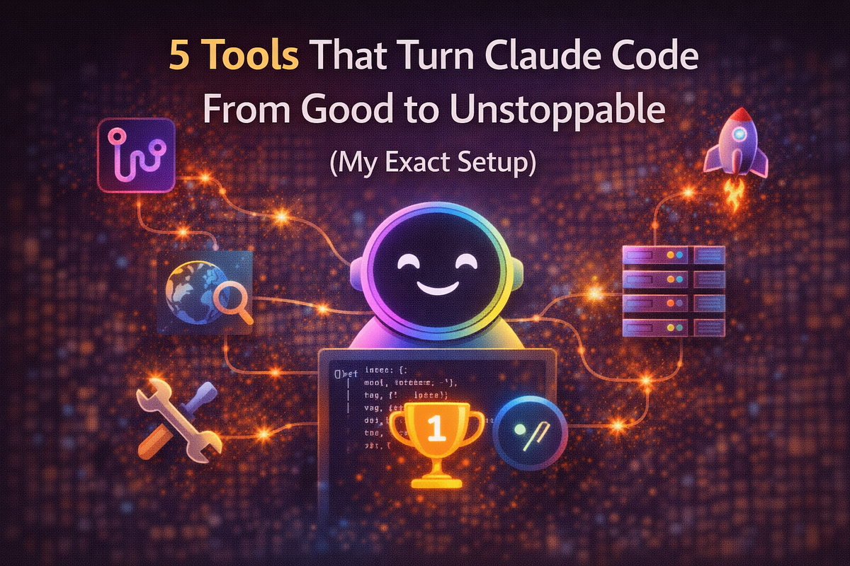 5 Tools That Turn Claude Code From Good to Unstoppable (My Exact Setup ...