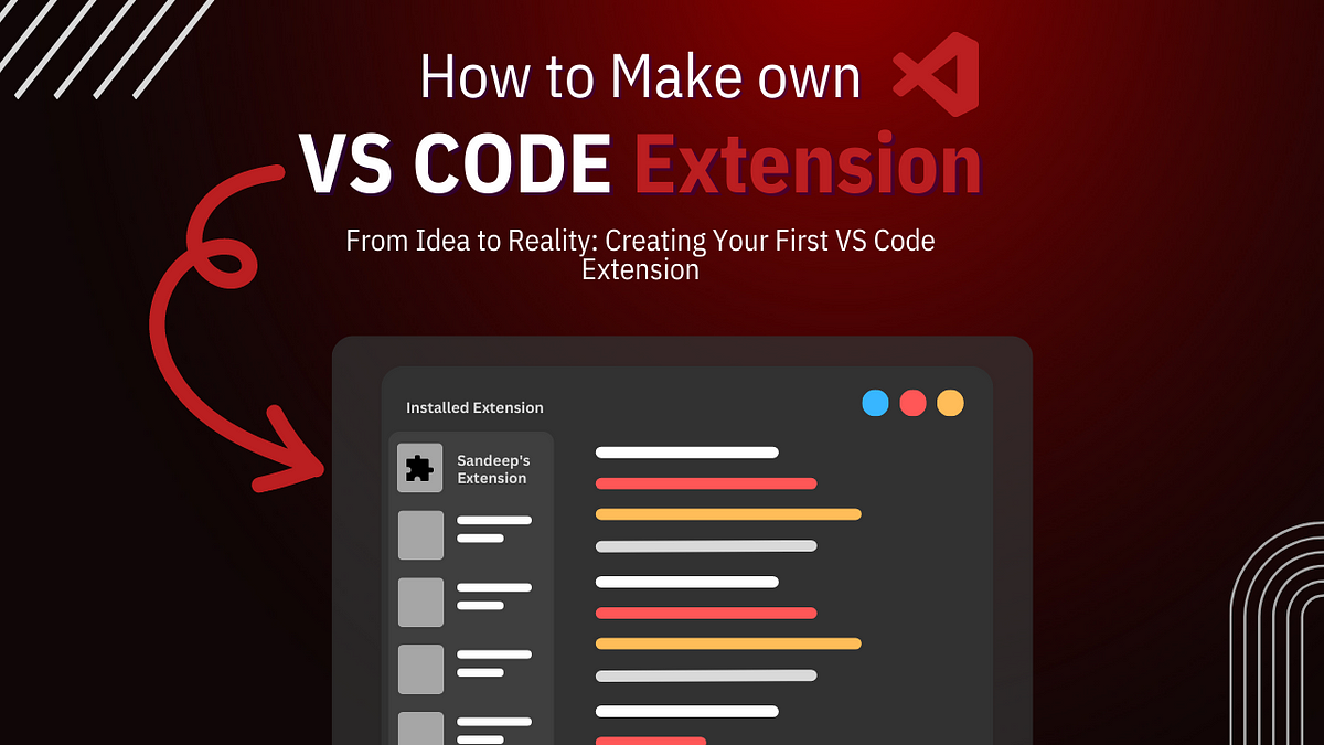 From Idea to Reality: Creating Your First VS Code Extension | Medium
