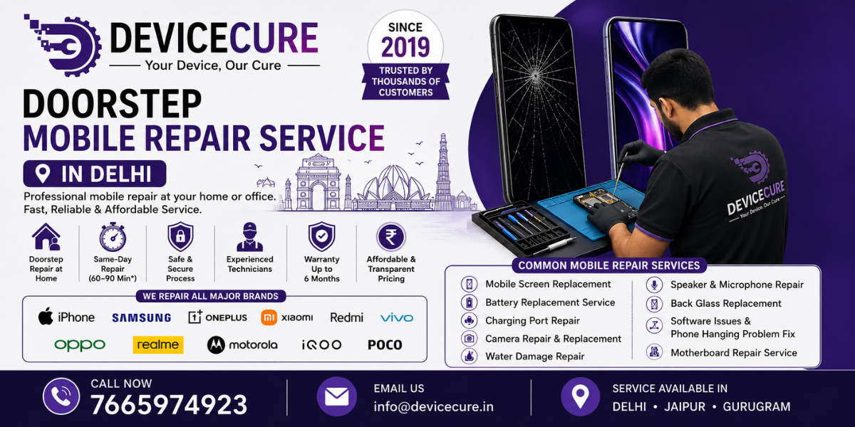 Best Smartphone Repair Service in Delhi | Devicecure