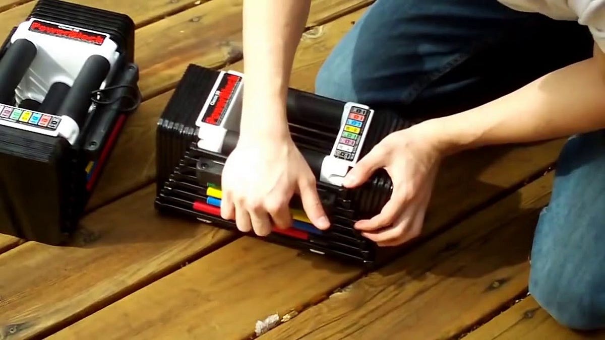 Powerblock Elite Dumbbells. The PowerBlock Elite Dumbbells are… by