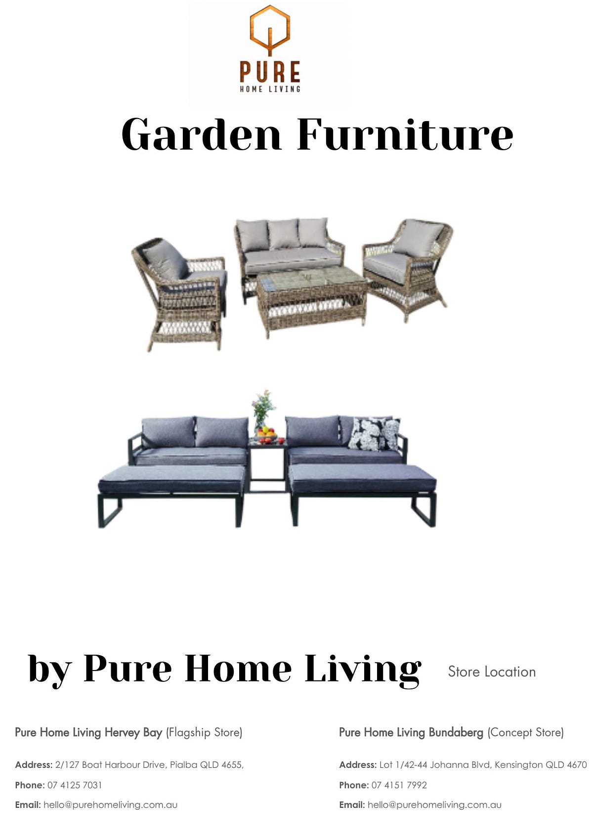 Shop Garden Furniture at Pure Home Living Pure Home Living Medium