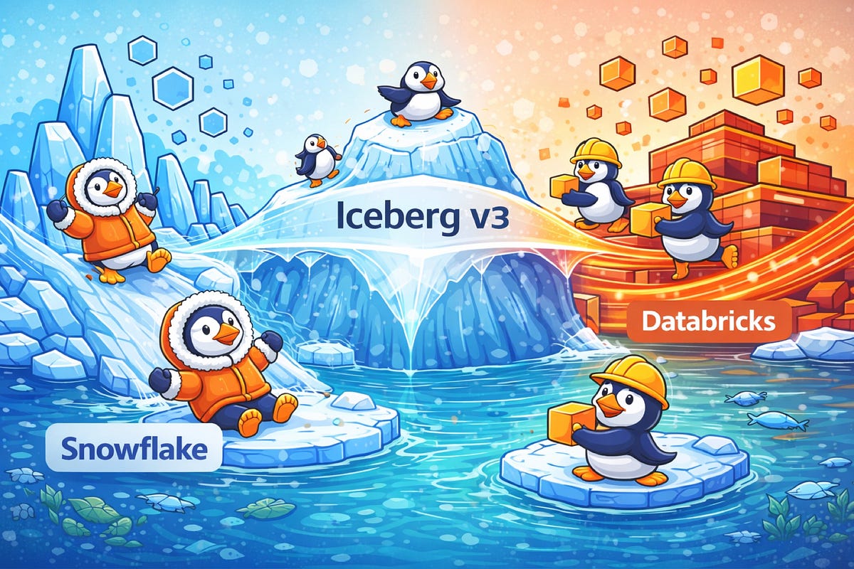 Iceberg Databricks Black Icon Medium