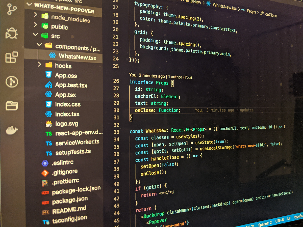 How to create a ‘What’s New’ Popover in React and Material UI by Andrew Bliss JavaScript in
