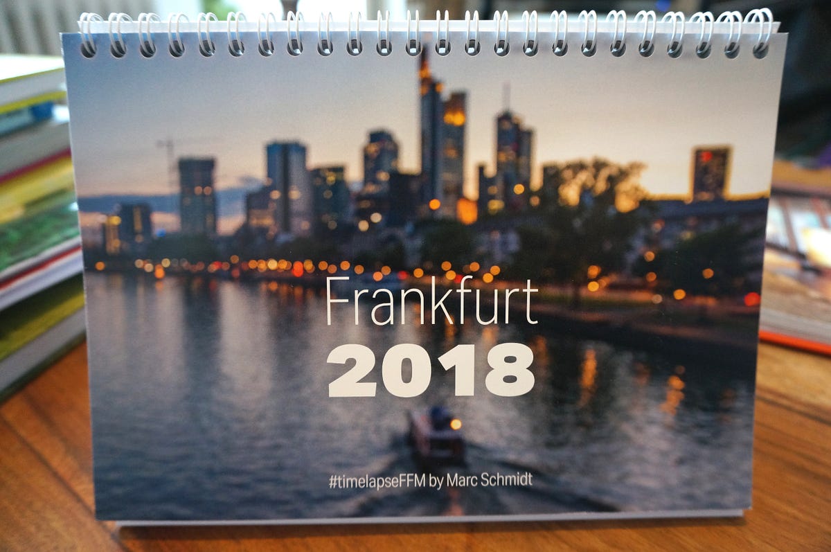 Frankfurt-Kalender von #timelapseFFM  by Juergen Eichholz  hallofrankfurt