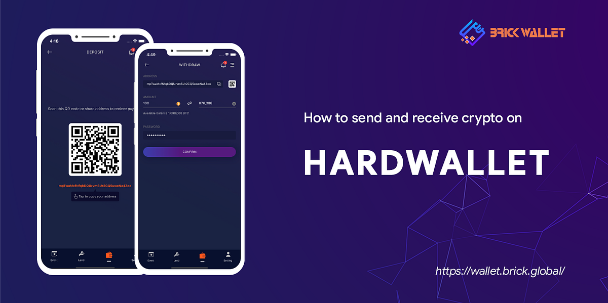 Easy steps to send and receive on Brick Hard Wallet | by Luong Trang ...