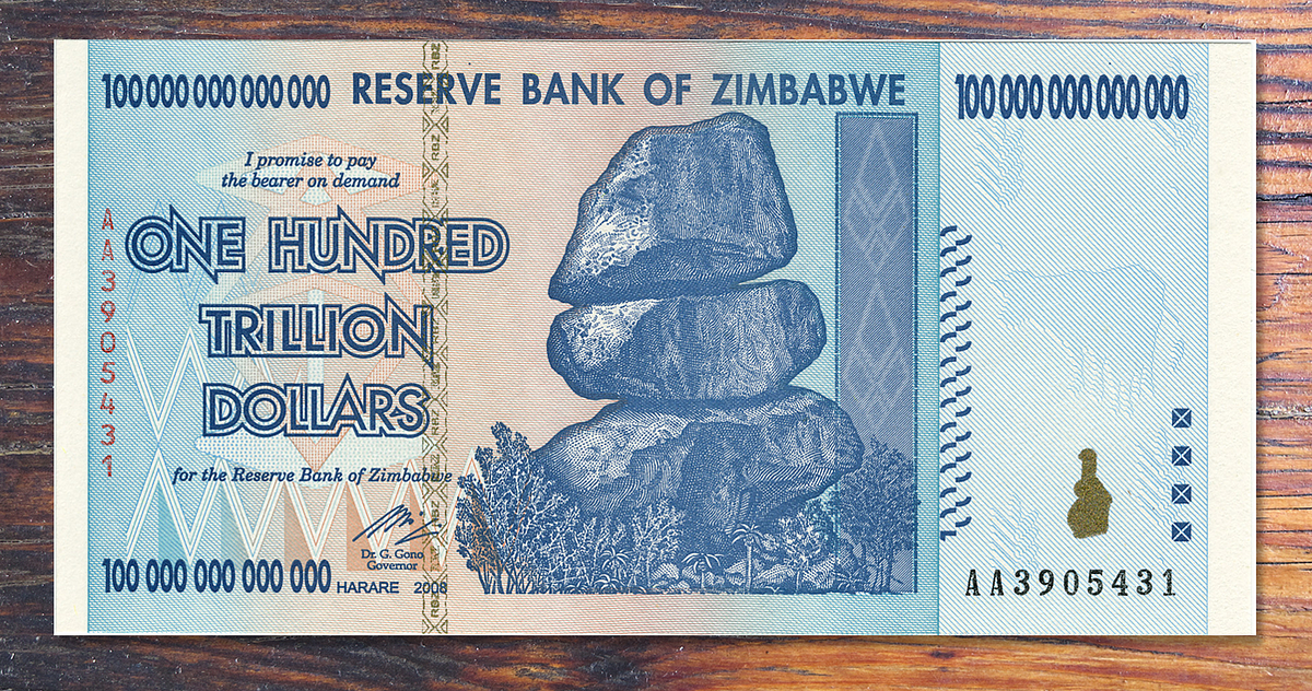 A Billion Dollars For Bread. Zimbabwe was once a country with a… by