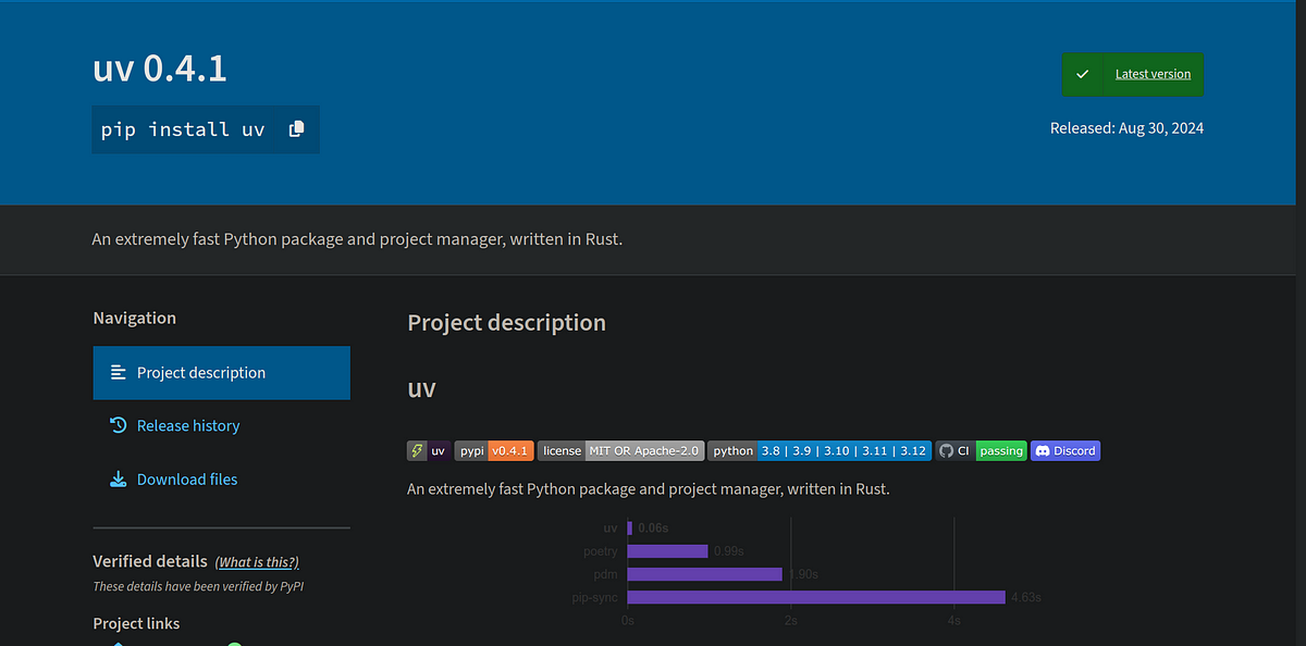 Python Dependency War: uv VS pip. Rust-Based Dependency Resolver | by ...