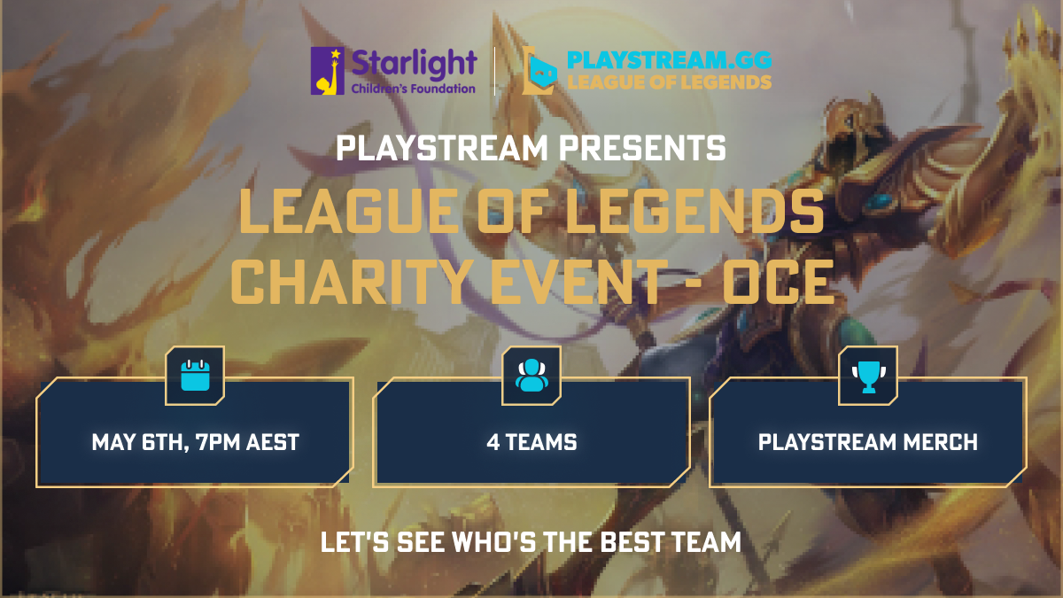 OCE League of Legends Event ⭐. We are excited to welcome you all to… | by  Playstream.GG | Playstream.GG Blog