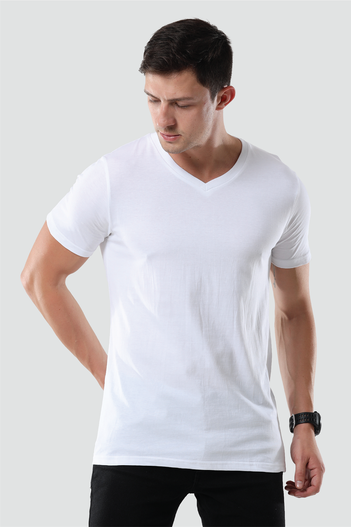 V-Neck Vibes: Navigating the Trendy World of Men’s T-Shirt Fashion | by ...