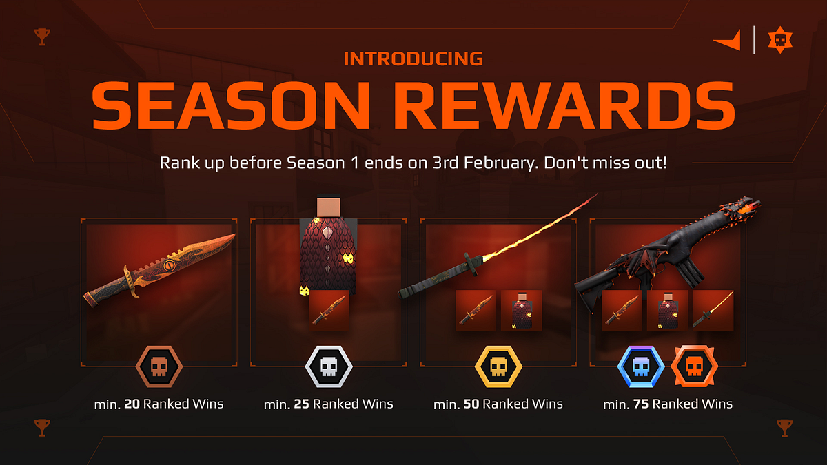 Introducing Krunker Seasonal Rewards and new Forfeit feature by