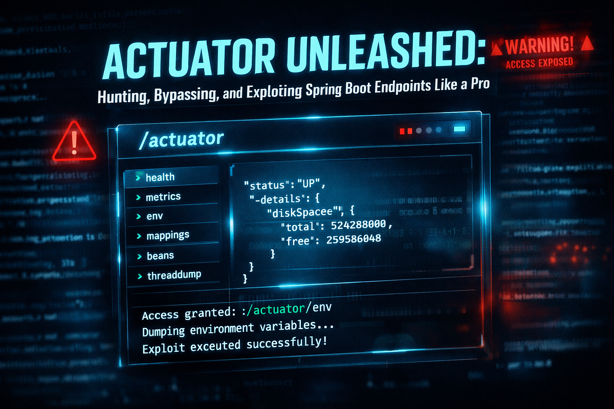 Actuator Unleashed: Hunting, Bypassing, and Exploiting Spring Boot ...