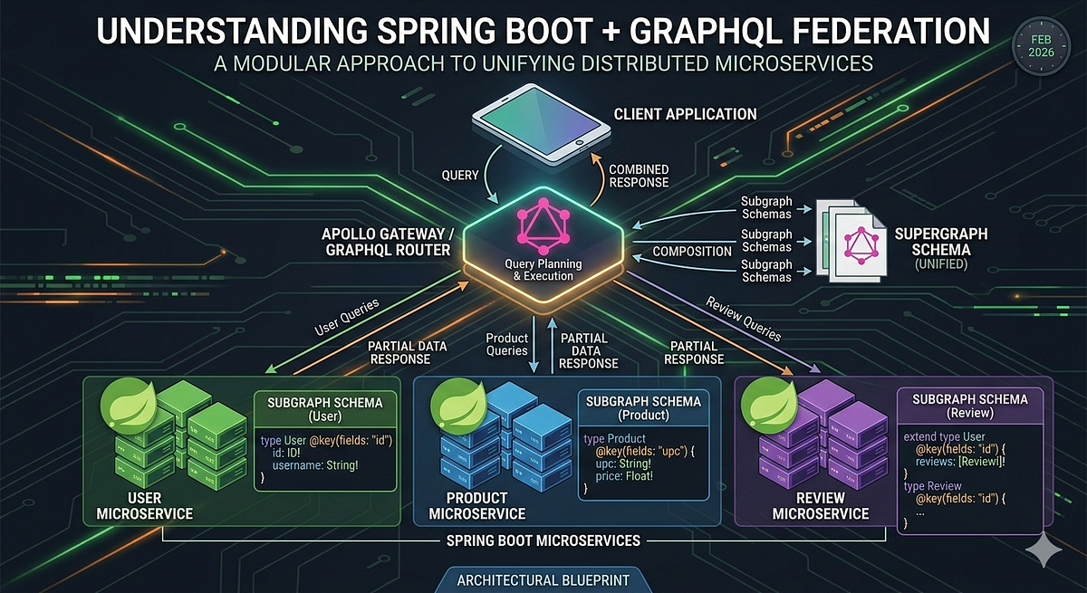 🧠 Spring Boot + GraphQL Federation | by Lakshika | Stackademic