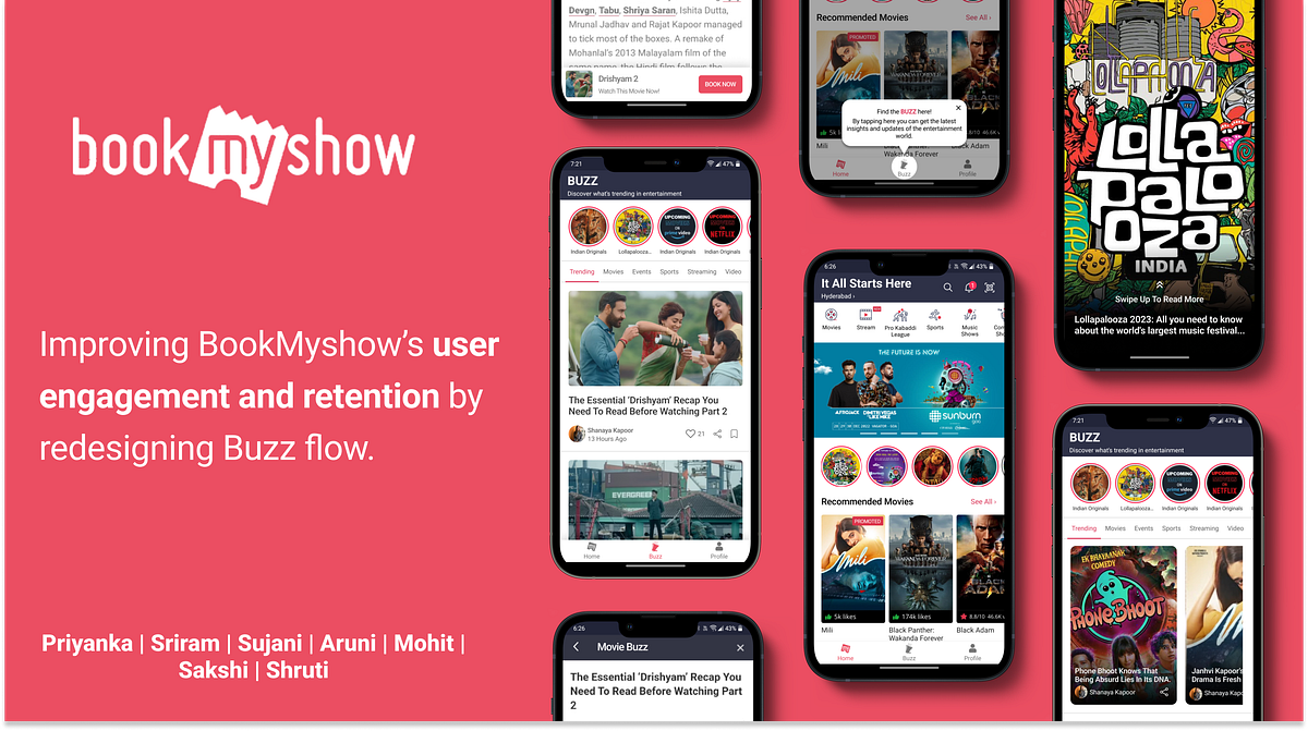 An attempt on improving Bookmyshow app’s User Engagement & Retention in