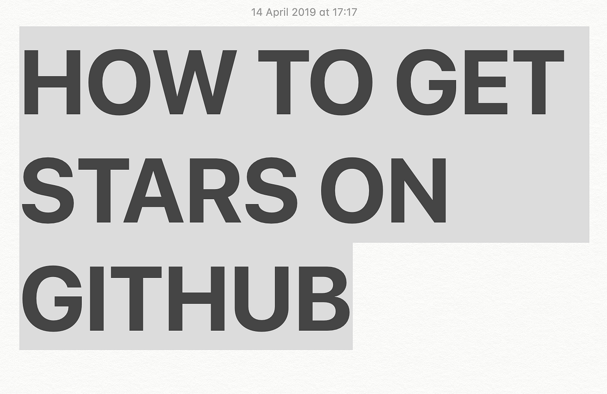 How to get more stars on Github. How to make your open source project ...