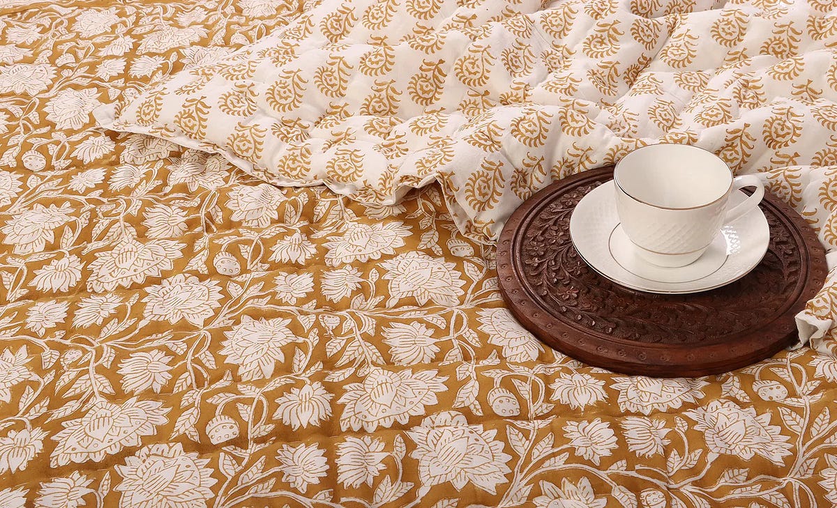 Buy Hand Crafted Jaipuri Razai Online at Best Prices in India — DMAASA