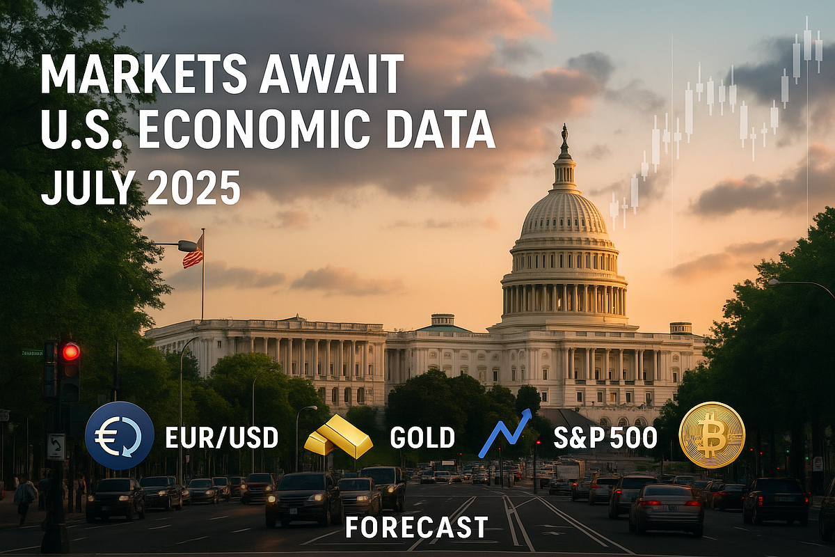 Markets Await U S Economic Data July 2025 Forex Commodities Indices 