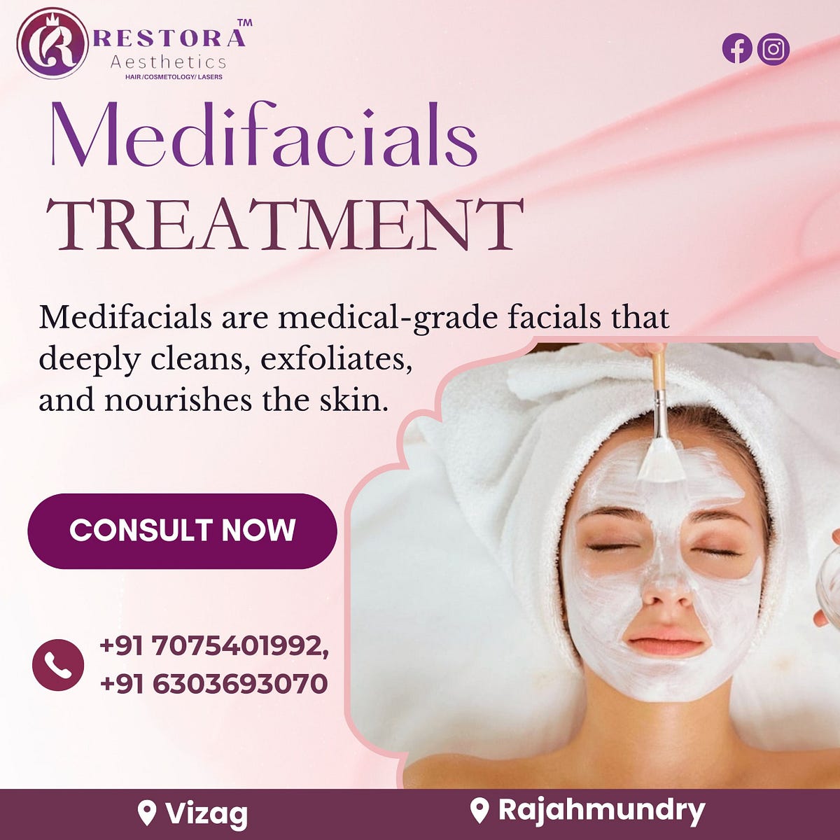 Medifacial Treatment in Vizag - Restora Aesthetics - Medium