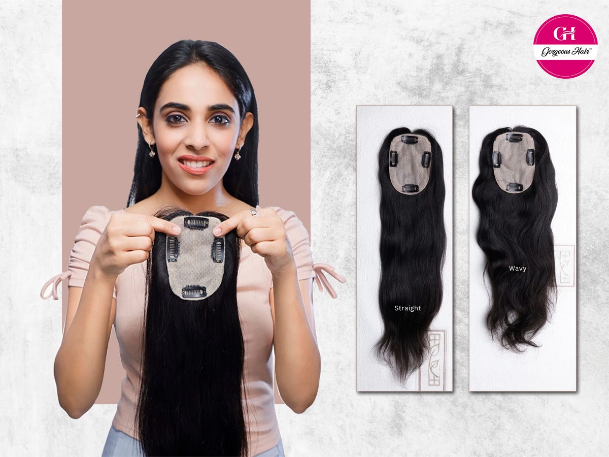 Achieve Fuller, Thicker Hair Instantly with a Silk Base Topper by The