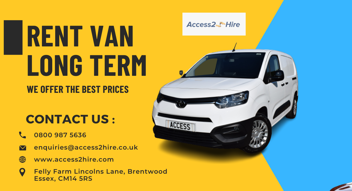 Rent Van Long Term for Weekly or Monthly Rental — Access2hire by