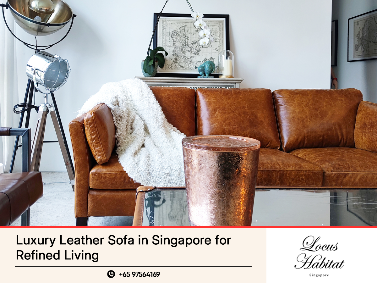 Luxury Leather Sofa Singapore — Timeless Comfort & Elegant Living