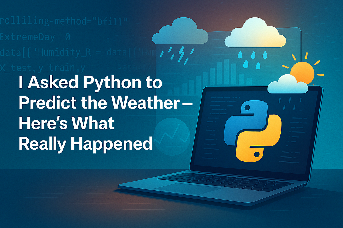 I Asked Python to Predict the Weather — Here’s What Really Happened ...