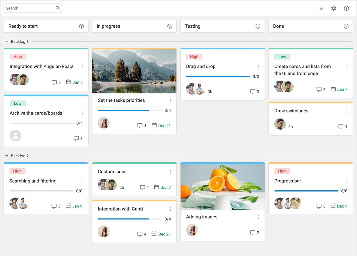 DHTMLX JavaScript Kanban: Handy Addition to Any Project Management App ...