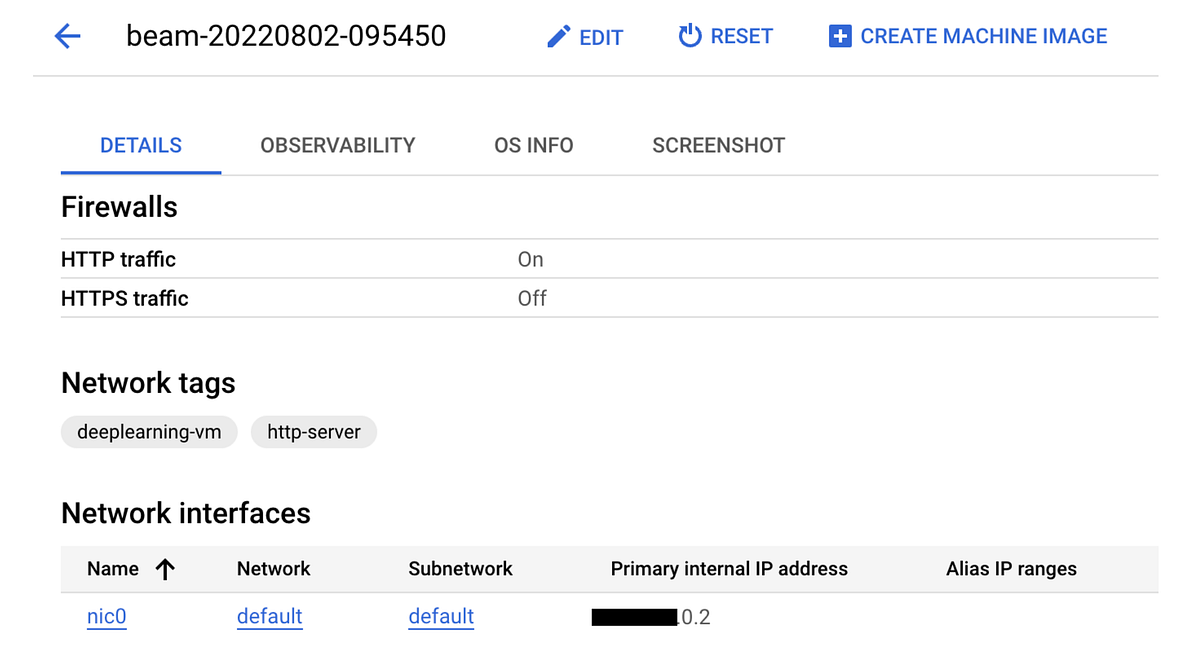 Private Uptime check of Flask API running on Google cloud VM by