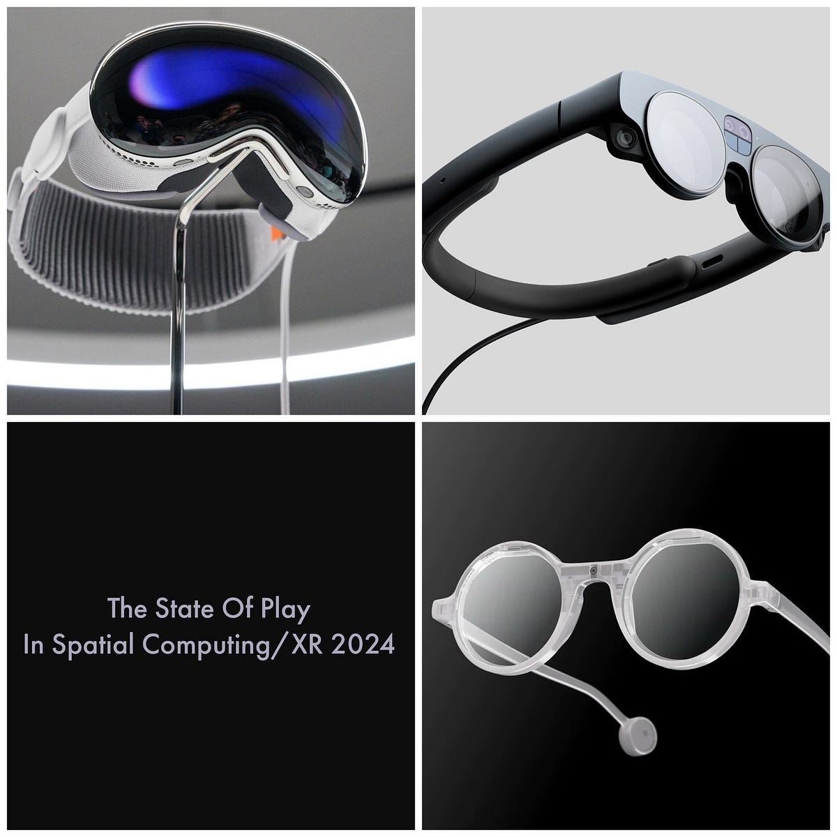 Infographic showing Apple's XR device roadmap timeline