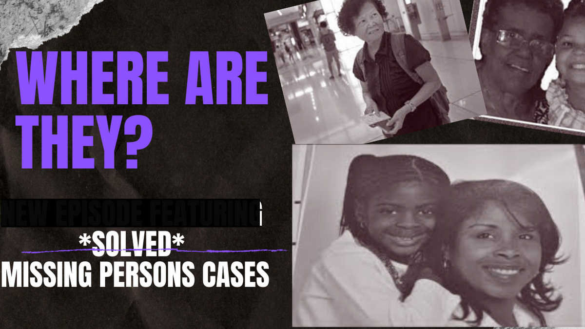 Three SOLVED Missing Persons Cases by Jennifer Medium