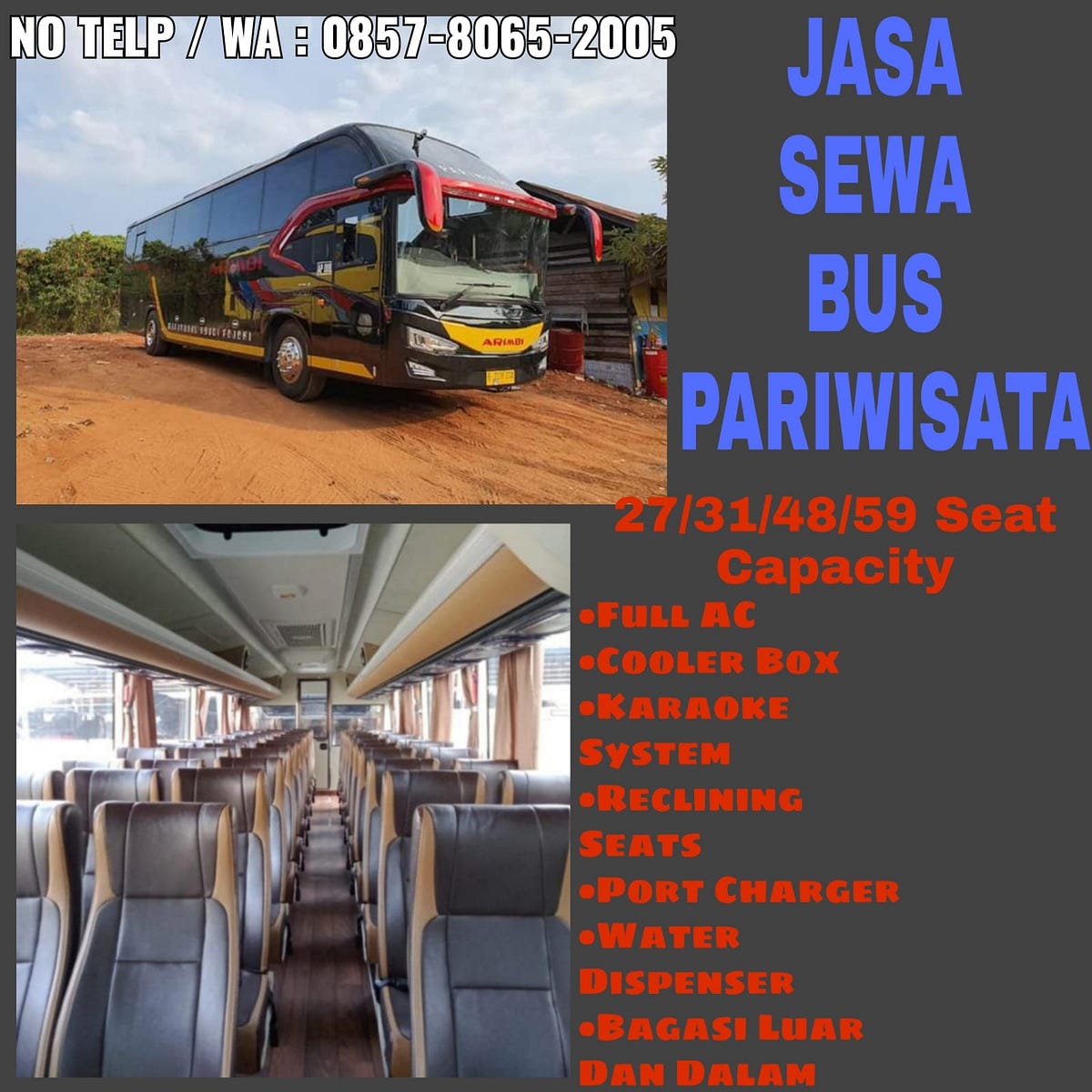 Bus Standar Pariwisata AC Medium: Solusi Transportasi Nyaman dan Efisien untuk Perjalanan Anda