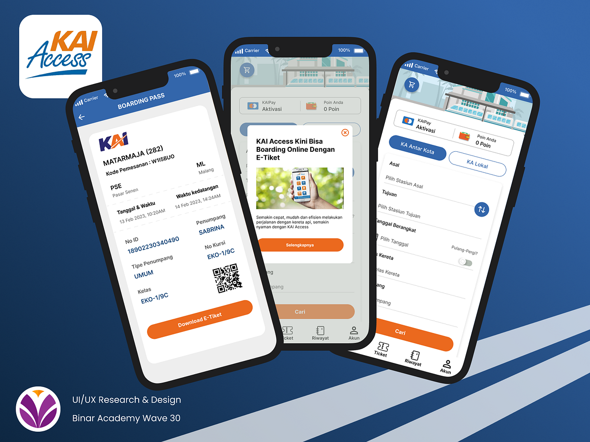 Revamp KAI Access Boarding Journey — UI/UX Case Study | by Neny Tiara ...