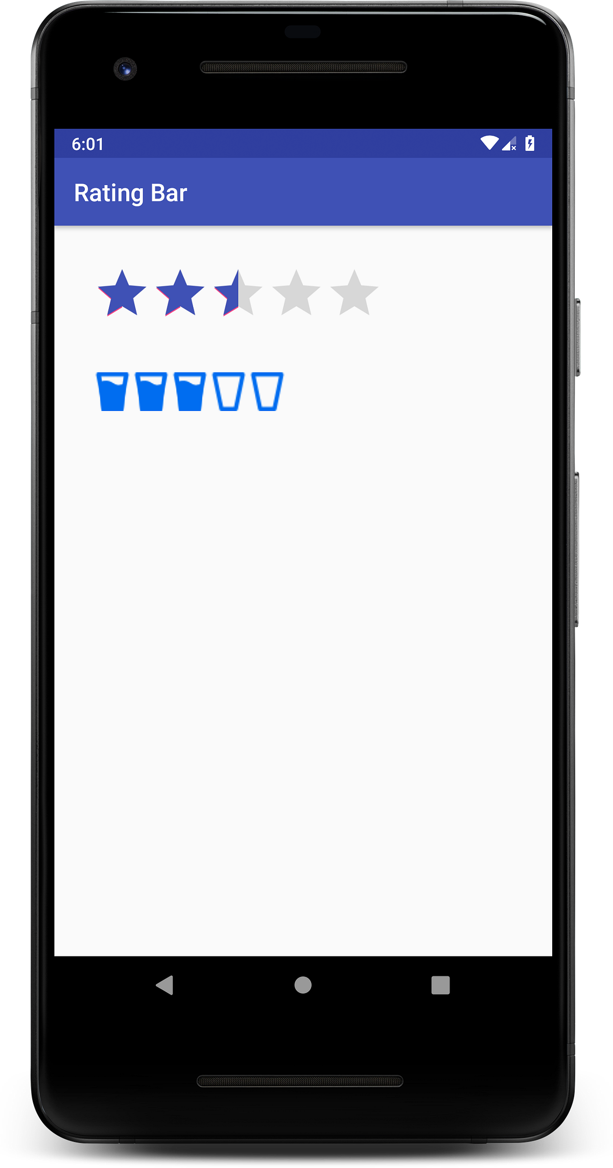 Android Rating bar progress color by Droid By Me Medium