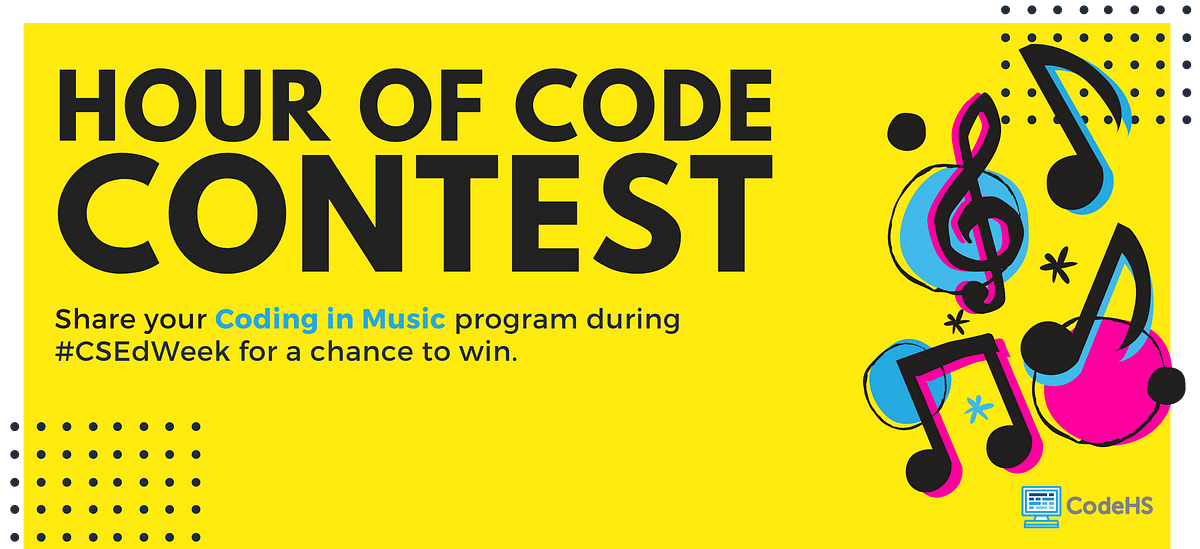 Hour of Code #BeatsWithCodeHS Contest | by CodeHS | Read Write Code