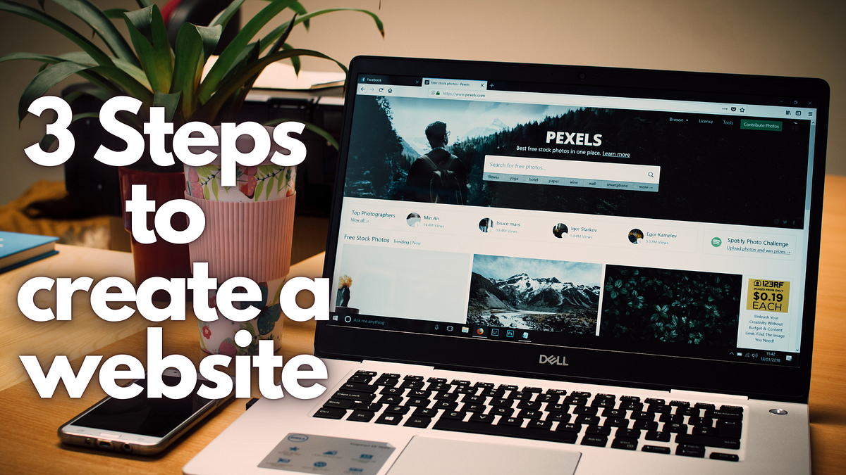 How To Create A Website Easy 3 Steps | by AmmarTrunks | Medium