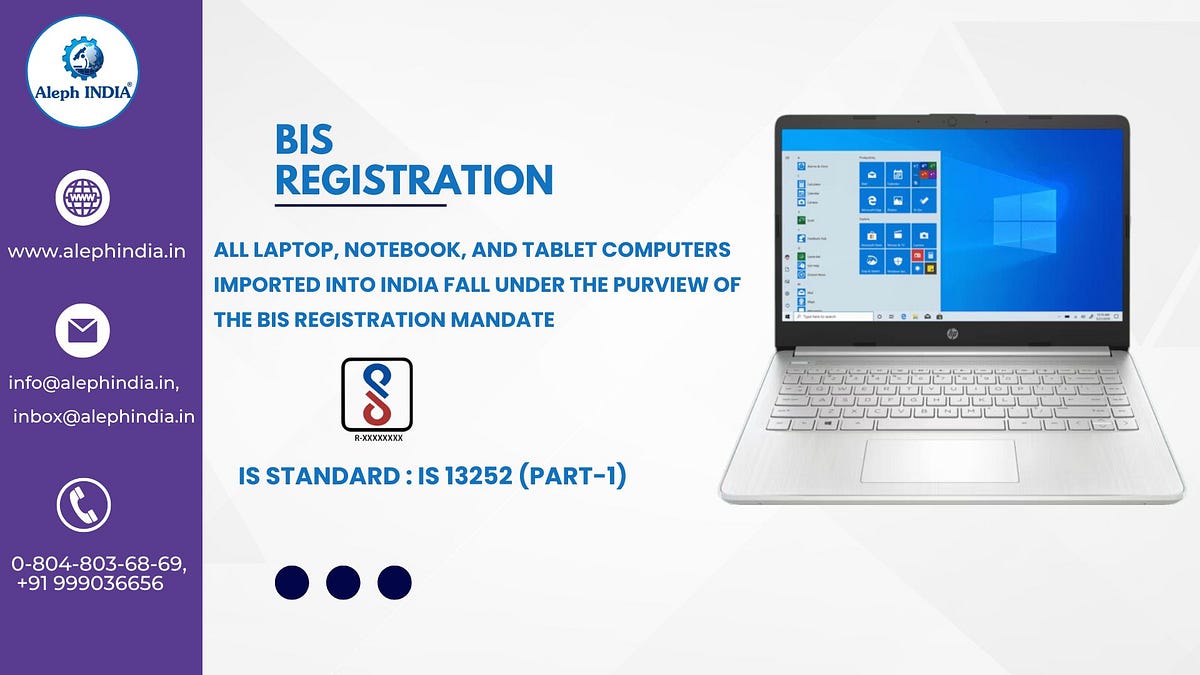 How To Get Bis Registration For Laptop, Notebook, And Tablets In India ...